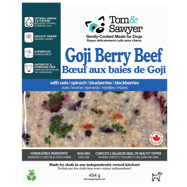 Tom & Sawyer - Goji Berry Beef (For Dogs) - Frozen Product